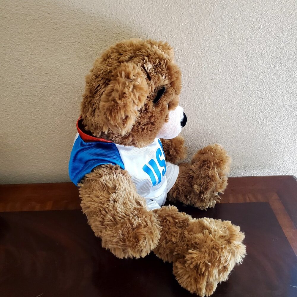 Bearemy Brown Bear Stuffed Animal Plush Toy Build a Bear Athlete Outfit - Picture 3 of 6